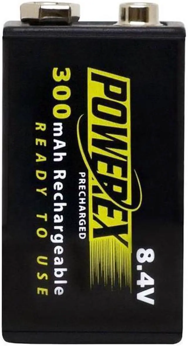 Main image of Maha Powerex MHR84VP 1-pack 300mAh 9V Ni-MH Rechargeable Batteries