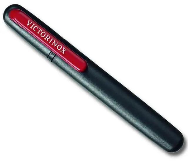 Alt view image 5 of 9 - Victorinox SwissArmy Dual Pocket Knife Sharpener, Ceramic Rod, Black #4.3323