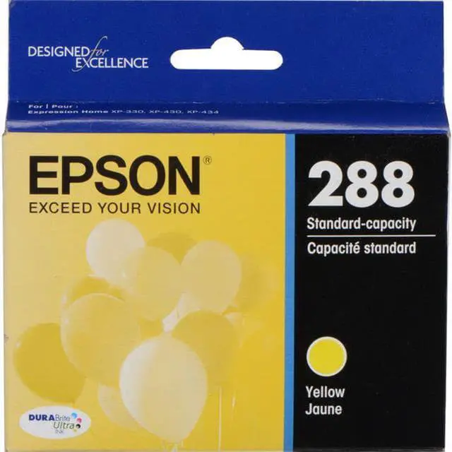 Alt view image 5 of 20 - Yellow Ink Cartridge for Epson T288420 Expression XP-330, Expression XP-430, Expression XP-434, Genuine Epson Brand