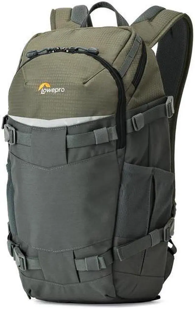 Main image of Lowepro Flipside Trek BP 250 AW Backpack for DSLR & 1-2 Lenses, Gray/Dark Green