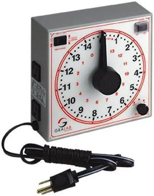 Main image of Gralab 172 15-Minute Timer, 120V, 60Hz #7-172-160R