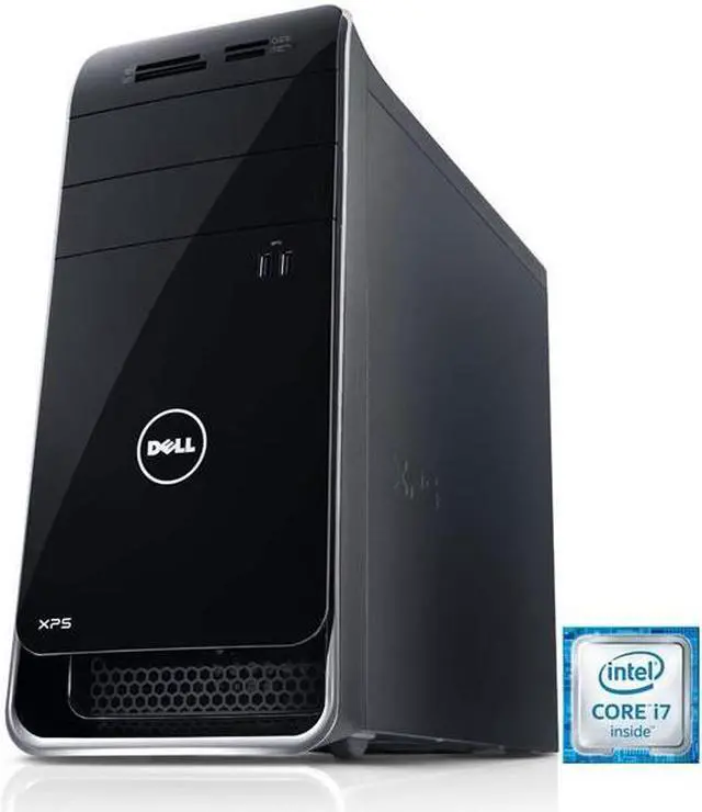 Alt view image 5 of 5 - DELL Desktop Computer XPS 8900 Intel Core i7-6700K 24GB DDR4 2TB HDD 32GB SSD NVIDIA GeForce GTX 750 Ti Windows 10 Home 64-Bit English