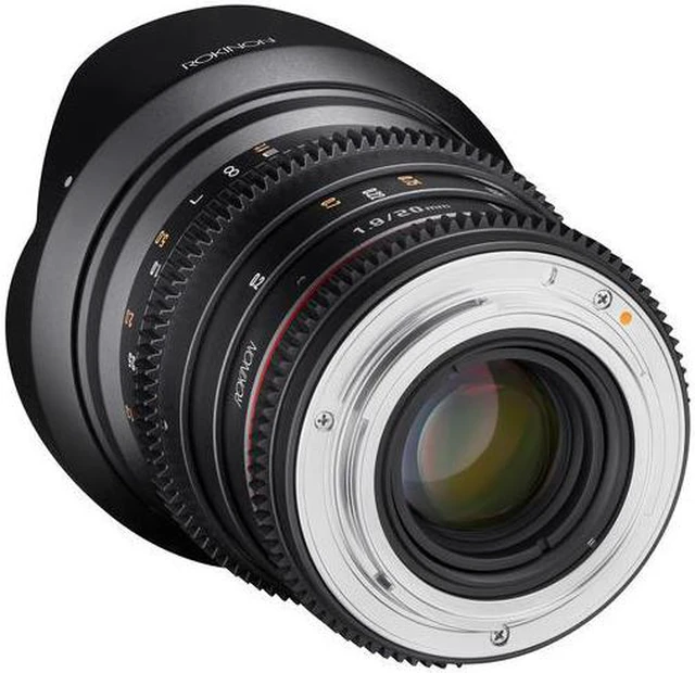 Alt view image 3 of 9 - Rokinon 20mm T1.9 Ultra Wide Angle Cine DS Lens for Canon EF Mount #DS20M-C