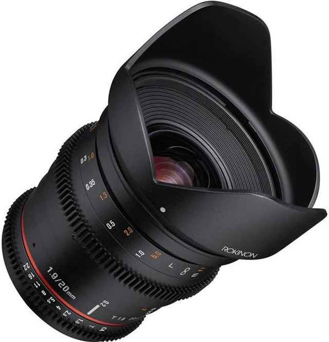 Main image of Rokinon 20mm T1.9 Ultra Wide Angle Cine DS Lens for Canon EF Mount #DS20M-C