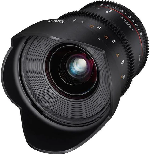 Alt view image 2 of 9 - Rokinon 20mm T1.9 Ultra Wide Angle Cine DS Lens for Canon EF Mount #DS20M-C