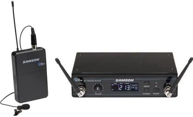 Alt view image 2 of 8 - Samson Concert 99 Presentation Lavalier Wireless System ("K" Band)