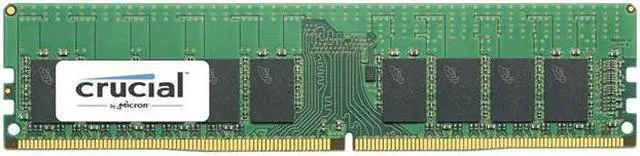 Alt view image 2 of 7 - Crucial 16GB DDR4 2400 (PC4 19200) 288-Pin RDIMM ECC Reg 2Rx8 CL17 1.2V Server Memory Module - CT16G4RFD824A