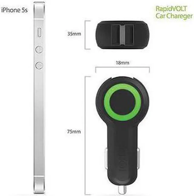 Alt view image 8 of 10 - iOttie CHCRIO101BK RapidVOLT Dual Ports USB Car Charger - Black