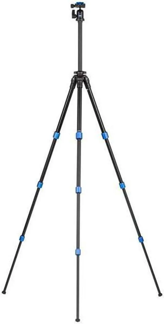 Alt view image 2 of 20 - Benro Slim 4-Section Lightweight Aluminum Tripod with Ball Head