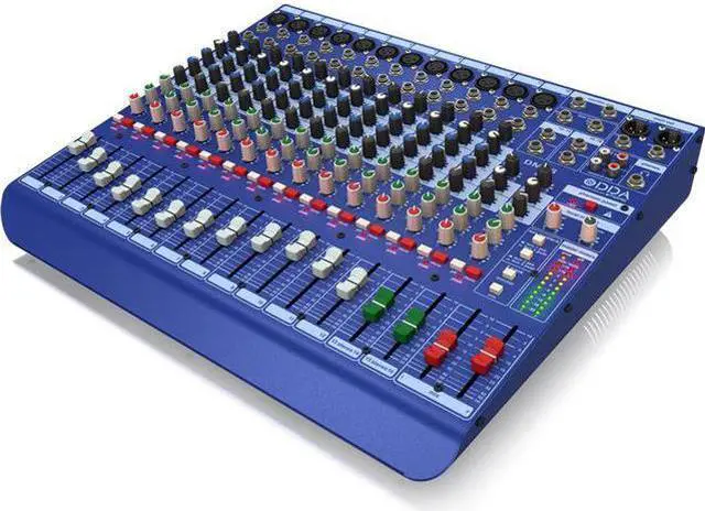 Alt view image 3 of 13 - Midas DM16 16 Input Analog Live and Studio Mixer with Microphone Preamplifier
