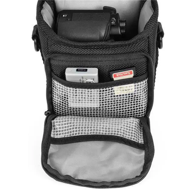 Alt view image 2 of 6 - Tamrac Pro Compact 2 Bag for Digital Cameras, 3.9x2.4x5.9" Exterior Size