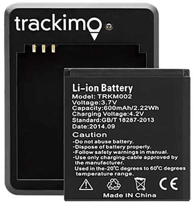 Main image of Trackimo 600mAh Extra Battery with Charging Cradle #BAT