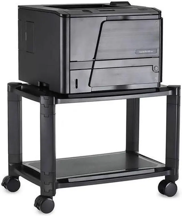 Alt view image 2 of 11 - Mount-It! Mobile Printer Stand with Wheels, 44 Lbs. Capacity