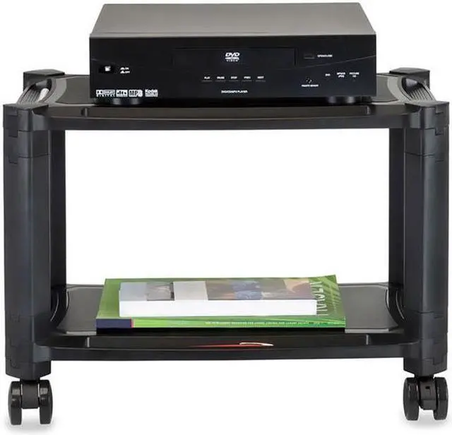 Alt view image 3 of 11 - Mount-It! Mobile Printer Stand with Wheels, 44 Lbs. Capacity