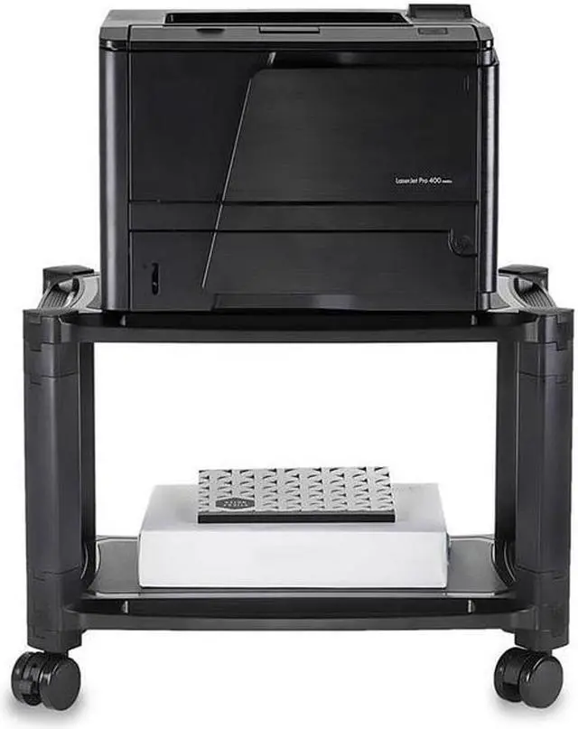 Alt view image 4 of 11 - Mount-It! Mobile Printer Stand with Wheels, 44 Lbs. Capacity
