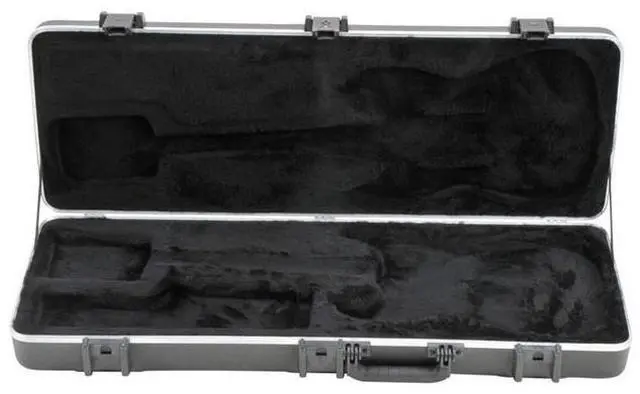 Alt view image 5 of 13 - SKB Rectangular Hardshell Case for Stratocaster and Telecaster Shaped Guitars