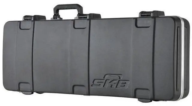 Alt view image 3 of 13 - SKB Rectangular Hardshell Case for Stratocaster and Telecaster Shaped Guitars