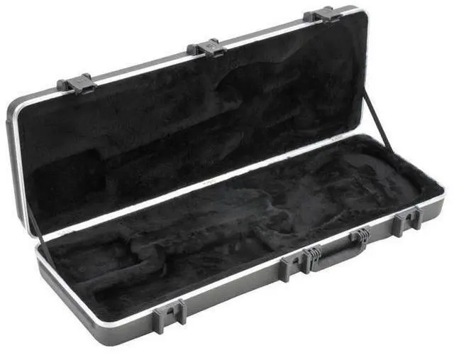 Alt view image 4 of 13 - SKB Rectangular Hardshell Case for Stratocaster and Telecaster Shaped Guitars