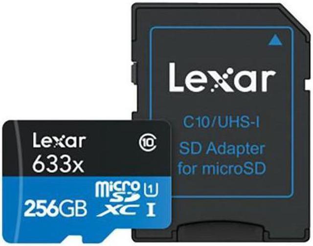Alt view image 2 of 3 - Lexar High-Performance 633x 256GB microSDXC Flash Memory Model LSDMI256BBNL633A