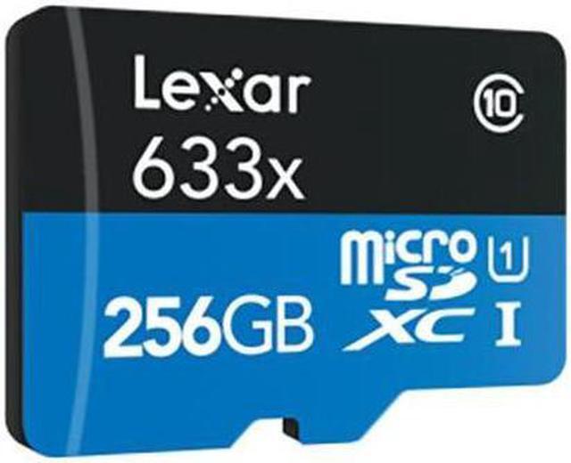 Main image of Lexar High-Performance 633x 256GB microSDXC Flash Memory Model LSDMI256BBNL633A