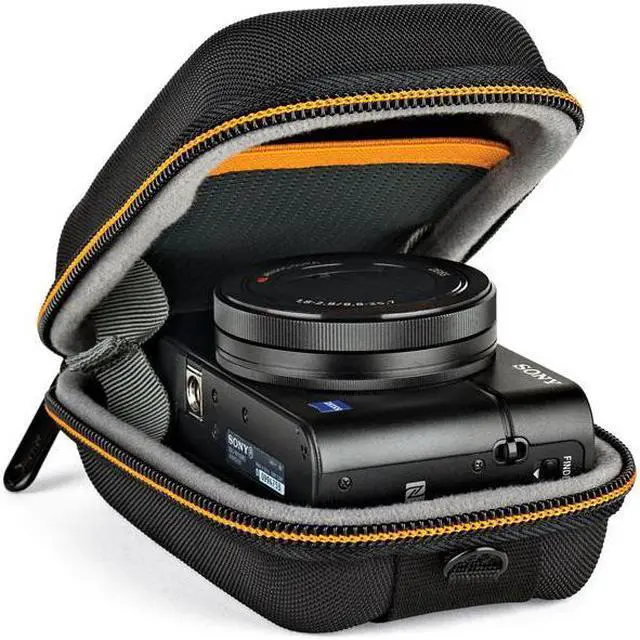 Alt view image 4 of 12 - Lowepro Hardside CS 20 Case for Small Point-and-Shoot Cameras & Accessories, Black