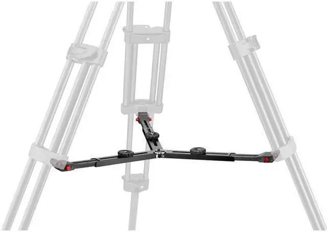 Alt view image 3 of 7 - Manfrotto Carbon Fiber Twin Leg Video Tripod, Mid-Level Spreader, 100/75mm Bowl