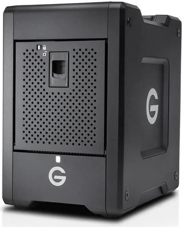 Alt view image 2 of 13 - G-Technology G-SPEED Shuttle 48TB Thunderbolt 3 Hard Drives - Desktop External 0G10087 Black
