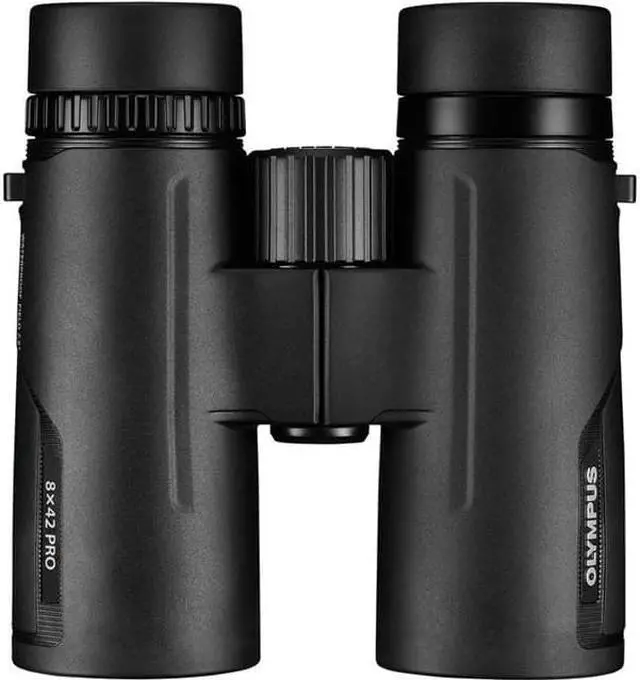Alt view image 2 of 10 - Olympus 8x42 PRO Roof Prism Binocular, 7.5 Degree Angle of View, Black