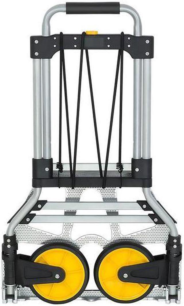Alt view image 11 of 19 - Mount-It! Folding Hand Truck and Dolly with Telescoping Handle | 264 Lb Capacity