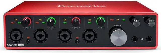 Alt view image 3 of 20 - Focusrite Scarlett 18i8 3rd Generation Audio Interface