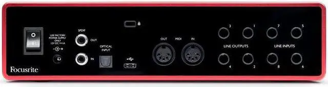 Alt view image 5 of 20 - Focusrite Scarlett 18i8 3rd Generation Audio Interface