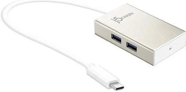 Alt view image 3 of 13 - j5create USB-C 4-Port HUB