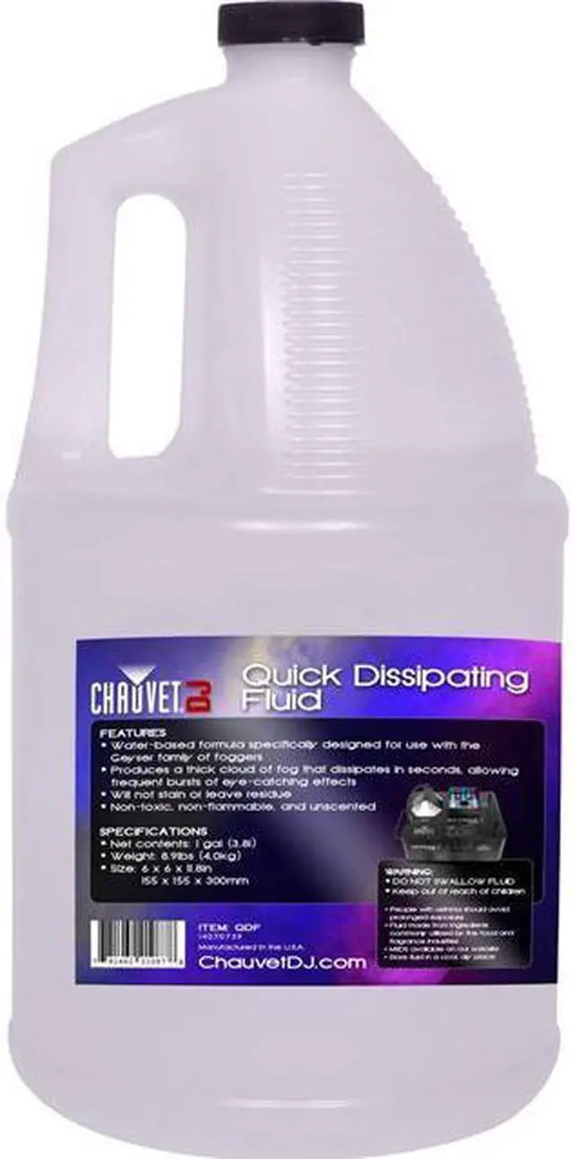 Alt view image 5 of 7 - Chauvet QDF Fog Fluid Gallon (Quick Dissipating)