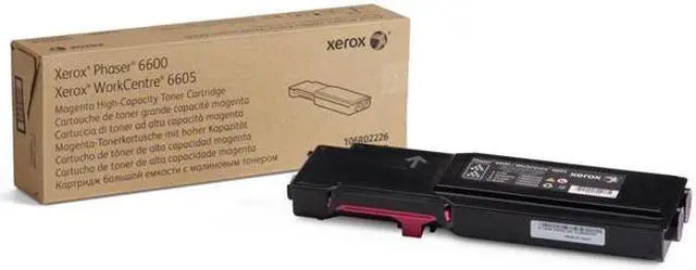 Alt view image 2 of 20 - XEROX 106R02226 HI-CAP TONER CARTRIDGE MAGENTA 6600/6605