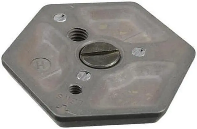 Alt view image 8 of 10 - Manfrotto Quick Release Hexagonal Mounting Plate, 1/4"-20