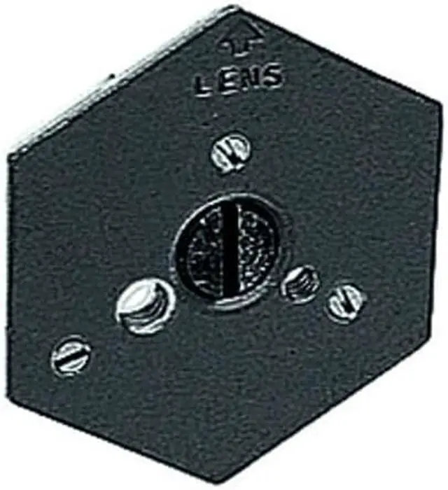 Alt view image 6 of 10 - Manfrotto Quick Release Hexagonal Mounting Plate, 1/4"-20