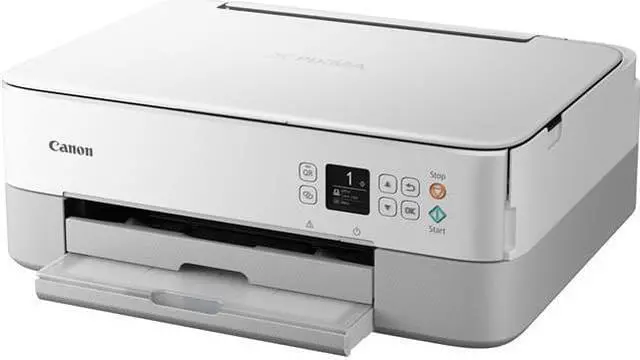 Alt view image 2 of 8 - Canon PIXMA TS5320 Wireless Office All-In-One Printer, White #3773C022