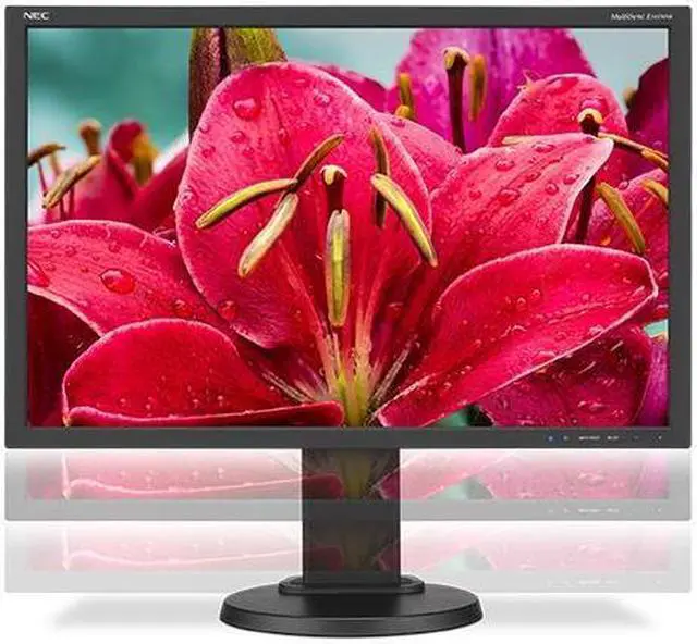Alt view image 12 of 14 - NEC Display Solutions 24" E245WMI-BK MultiSync Professional Monitor IPS 1920 x 1200, 1000:1 contrast, DisplayPort, DVI-D, VGA, Height & Tilt Adjust, VESA Mountable