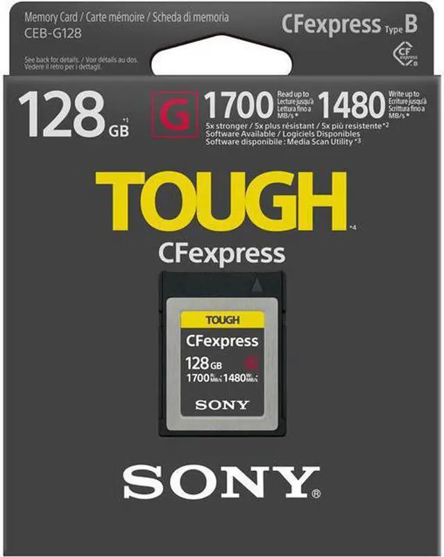 Alt view image 3 of 12 - SONY Cfexpress Tough Memory Card