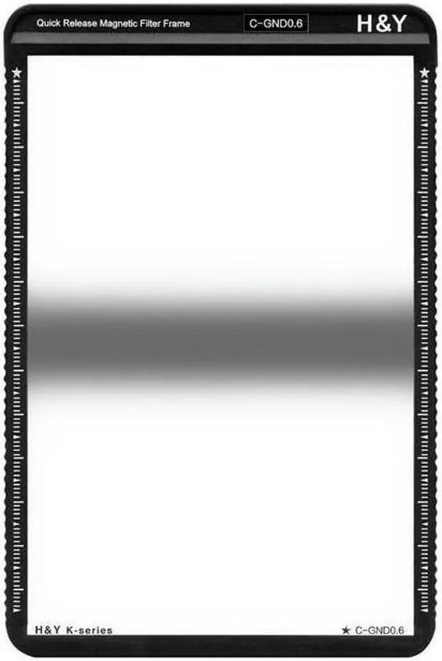Main image of H&Y 100x150mm HD MRC Center GND 0.6 Filter (2-Stops), Magnetic Filter Frame