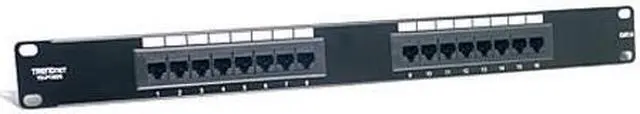 Alt view image 7 of 18 - TRENDnet TC-P16C6 16-Port Cat.6 Patch Panel