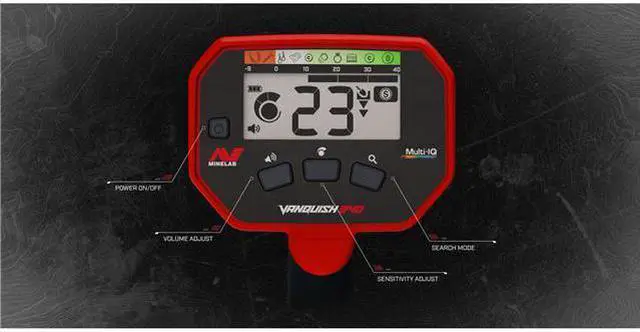Alt view image 2 of 20 - Minelab VANQUISH 340 Metal Detector, 10x7" Double-D Coil, Multi-IQ VLF Frequency
