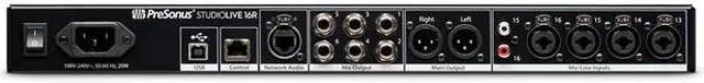 Alt view image 2 of 7 - PreSonus StudioLive 16R 16-Channel Rackmount Digital Mixer