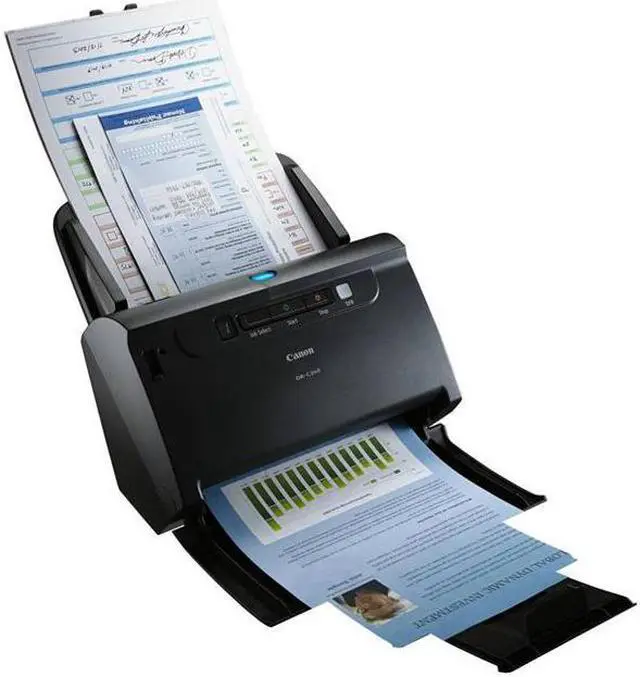 Alt view image 3 of 17 - Canon DR-C240 Office Document Scanner