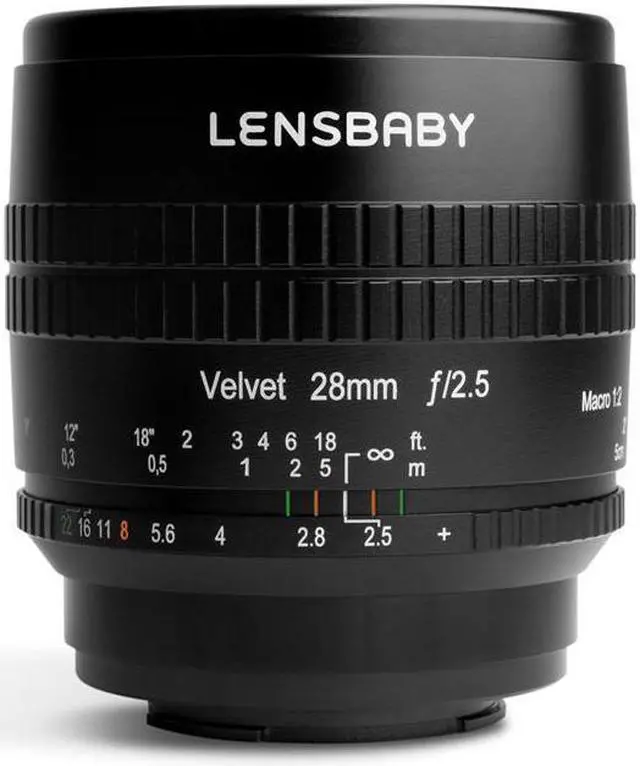 Main image of Lensbaby Velvet 28 28mm f/2.5 Lens for Sony E, Black #LBV28X