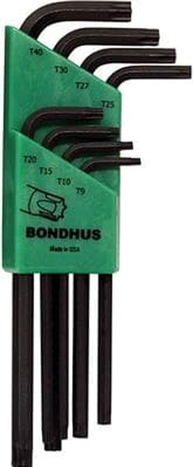 Alt view image 2 of 7 - Bondhus 31834 8-Piece Star Tipped L-Shaped Torx Wrench Set