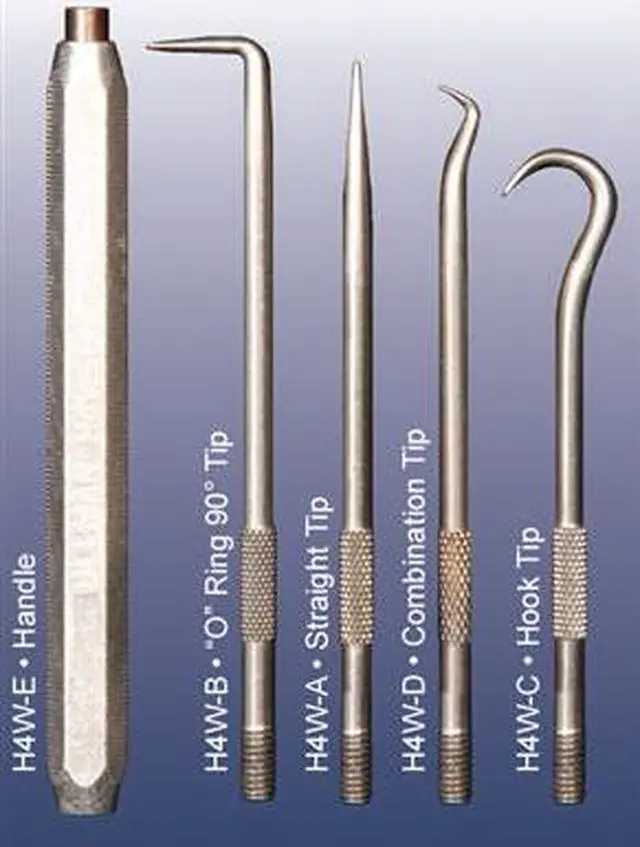 Main image of ULLMAN H4W Pick And Hook Set,Steel,5-9/16in.L,4 pcs