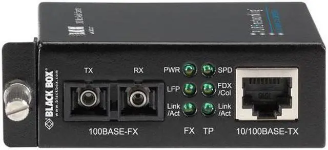 Alt view image 3 of 16 - Pure Networking 10BASE-T/100BASE-TX Media Converter, Multimode, 1310-nm, 2 km, SC
