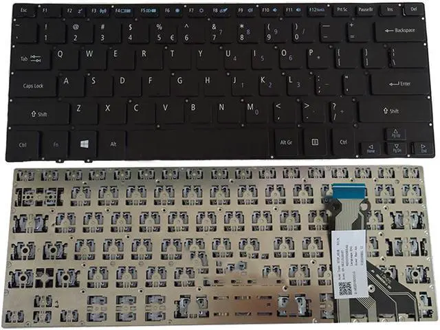 Main image of New US Black English Laptop Keyboard (without palmrest) for Acer Swift 7 SF713-51 SF713-51-M51W SF713-51-M90J SC3P_A50B V160266AS1
