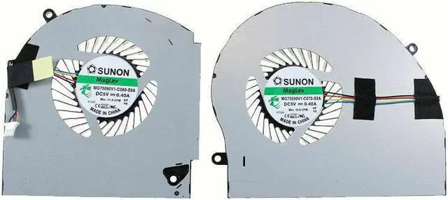 Main image of NEW GPU+CPU Cooling Fan For Dell Alienware 17 R4 R5 P31E ALW17C MG75090V1-C060-S9A MG75090V1-C070-S9A 4RFW1